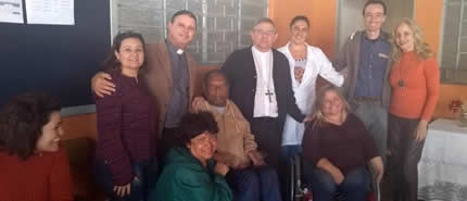 AADEFA recebe visitas do Bispo Dom Sérgio e Padre Orivaldo