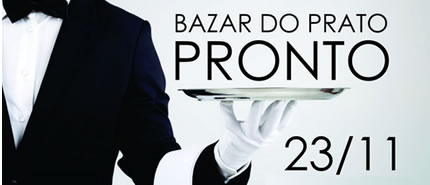 Bazar do Prato pronto será realizado 23/11