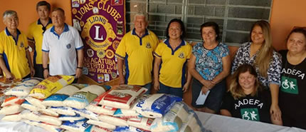Nota de Agradecimento: Lions Clube Araçatuba